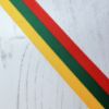 Picture of Lithuania Flag Printed Ribbon