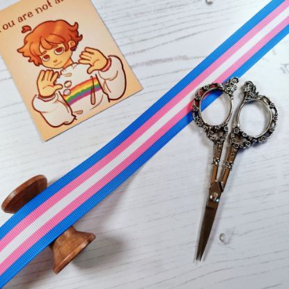 Picture of Transgender Ribbon 25mm Wide
