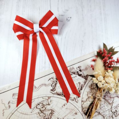 Picture of Latvia Flag Handmade Bow