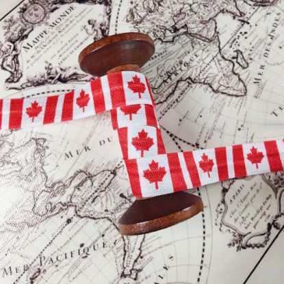 Picture of Canada Flag Printed Elastic