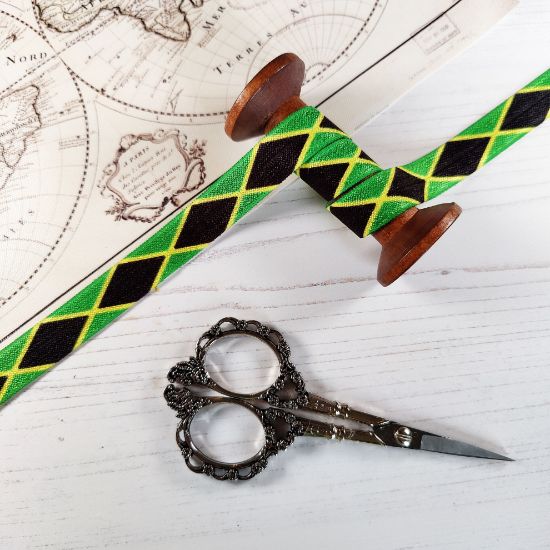 Picture of Jamaica Flag Printed Elastic