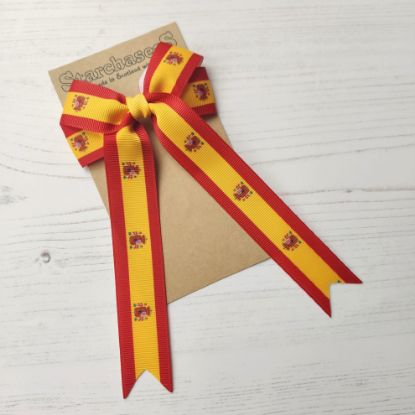 Picture of Spain Flag Handmade Bow
