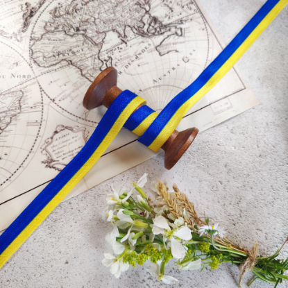 Picture of Ukraine Flag Printed Elastic