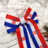 Picture of Croatia Flag Handmade Bow
