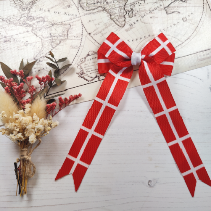 Picture of Denmark Flag Handmade Bow