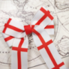 Picture of England Flag Handmade Bow