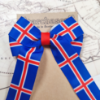 Picture of Iceland Flag Handmade Bow