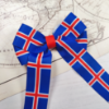 Picture of Iceland Flag Handmade Bow