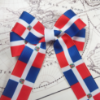 Picture of Dominican Republic Flag Handmade Bow