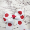 Picture of Japan Flag Handmade Bow
