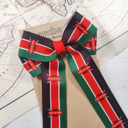 Picture of Kenya Flag Handmade Bow