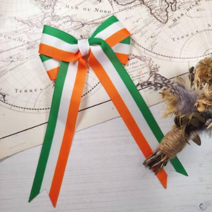 Picture of Ireland Flag Handmade Bow