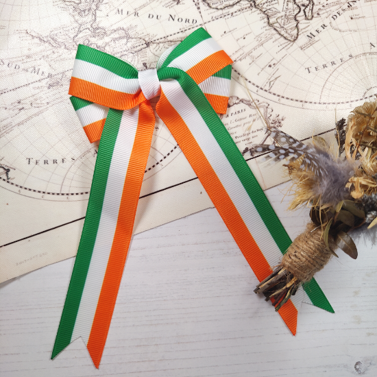 Picture of Ireland Flag Handmade Bow