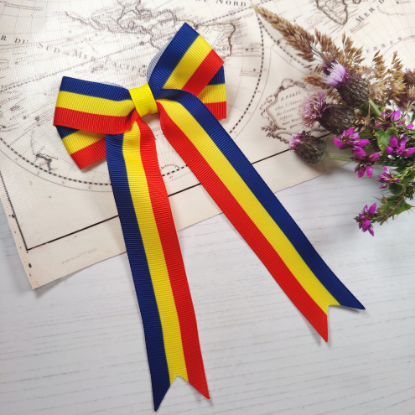Picture of Romania Flag Handmade Bow