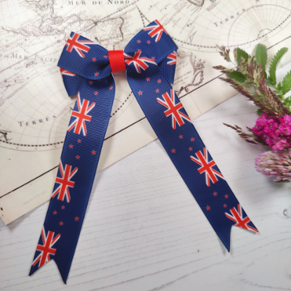 Picture of New Zealand Flag Handmade Bow