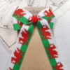 Picture of Wales Flag Handmade Bow
