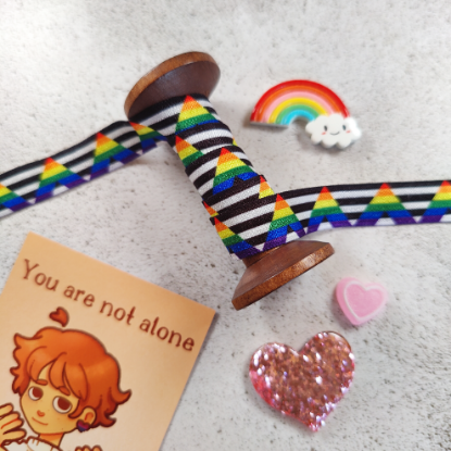Picture of Ally Pride Flag 16mm Elastic