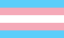 Picture of Transgender Flag 16mm Printed Elastic