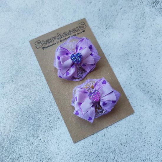 Picture of Dog Bows Handmade Pack of 10.