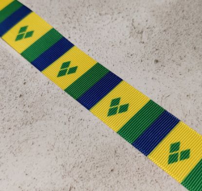 Picture of Saint Vincent and the Grenadines Flag Printed Ribbon